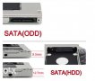  9.5/12.7mm SATA 2nd HDD SSD чекмедже/Caddy унивесален за 2-ри диск за лаптоп, снимка 6