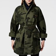 Ново дамско двулицево камо палто G Star BEACH ROVIC Camou Summer Coat оригинал, снимка 4 - Палта, манта - 13322964