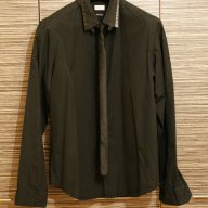 Sixty (Energie) модерна мъжка риза с дълъг ръкав  + тясна вратовръзка. Двоен сет. G-Star Boss, снимка 2 - Ризи - 11717751