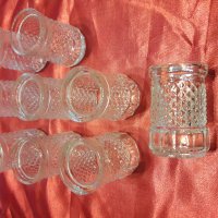 Ретро кристални чашки, снимка 14 - Чаши - 25035711