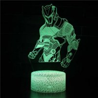 Fortnite 3D LED нощна лампа настолна Форнайт лампи лед фортнаит осветление fortnait, снимка 8 - Настолни лампи - 23410497