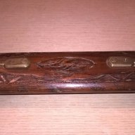 India-ретро колекция-нож и вилица в кания 45см-внос швеицария, снимка 11 - Антикварни и старинни предмети - 17725185