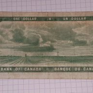 $CA 1 1954год.One Dollar Canadian Devil's Face Bank of Canada Beattie  Coyne, снимка 3 - Нумизматика и бонистика - 15844880