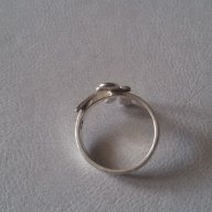 Сребърен пръстен морско конче, снимка 3 - Пръстени - 11569771