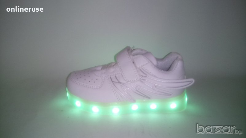 Детски маратонки светещи (крила) USB - зареждане, снимка 1