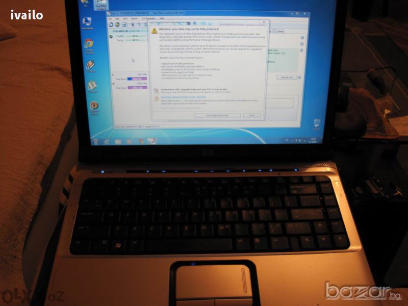Продавам лаптоп Hp-dv -2000- на части , снимка 1