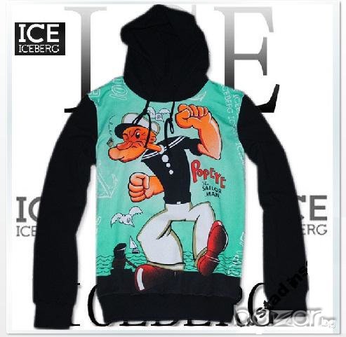 ICEBERG ICE Мъжки Суичър Горнище размер M, снимка 1