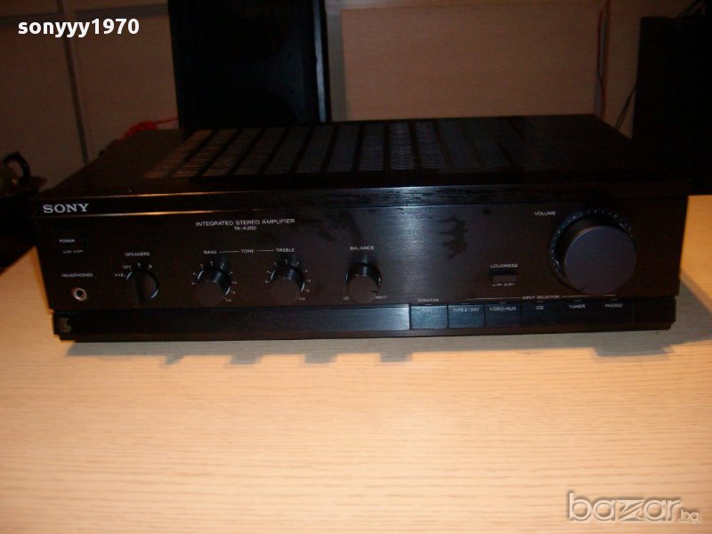 sony ta-a200-stereo amplifier-made in japan-внос швеицария, снимка 1