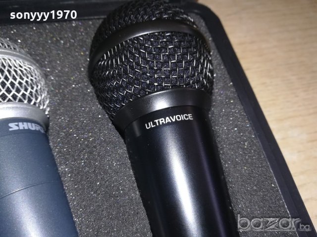 shure & behringer-микрофони комплект с куфар и държачи, снимка 17 - Микрофони - 20929154