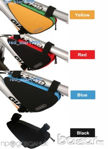 R O S W H E E L - Водоустойчива ЧАНТИЧКА за велосипеди-ТРИЪГЪЛНА, снимка 2 - Спортна екипировка - 6447661