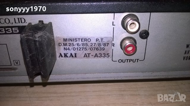 akai at-a335 stereo tuner-внос швеицария, снимка 12 - Ресийвъри, усилватели, смесителни пултове - 21820148