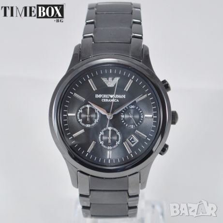 EMPORIO ARMANI Ceramica Chronograph AR1452. Нов мъжки часовник, снимка 2 - Мъжки - 24443179