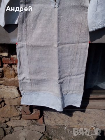 Старинна ленена дреха,подплата за Носия, Литак, снимка 3 - Антикварни и старинни предмети - 24997987