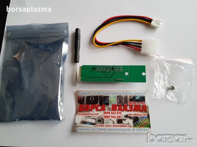 M2 SSD to PCI-E 4X Slot Adapter Card M Key M.2 Port SSD Port to PCI Express pcie Expansion Card PCI , снимка 4 - Кабели и адаптери - 20029275