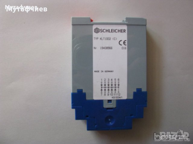 Реле контролно - Schleicher'' , снимка 4 - Резервни части за машини - 13398461
