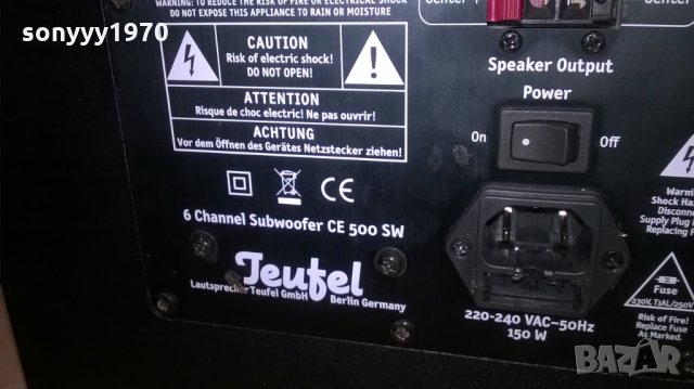 teufel ce500sw-6 channel subwoofer-berlin made in germany-внос швеицария, снимка 15 - Тонколони - 25466774