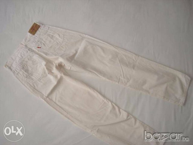 Марков мъжки бял панталон, 32  , снимка 6 - Панталони - 16371792