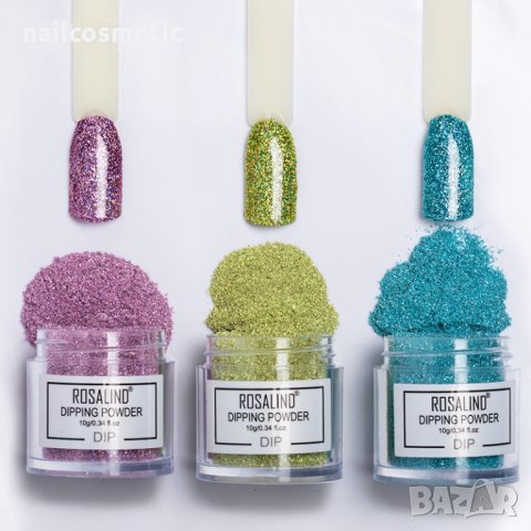 Пудра дипинг за изграждане на нокти с блясък, снимка 5 - Продукти за маникюр - 25537873