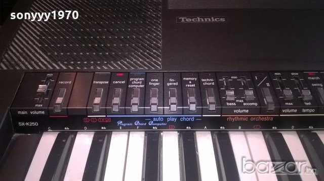 technics sx-k250-electronic organ-made in japan-внос швеицария, снимка 9 - Синтезатори - 19356449