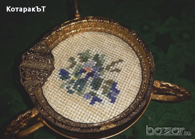 Месингов/бронзов старинен Уникален комплект - 3 части, снимка 3 - Антикварни и старинни предмети - 16333278