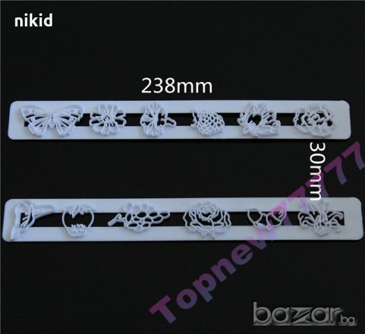 #Р2 2 релси с пеперуда цветя плодове пластмасови резци форми за бисквитки украса фондан тесто