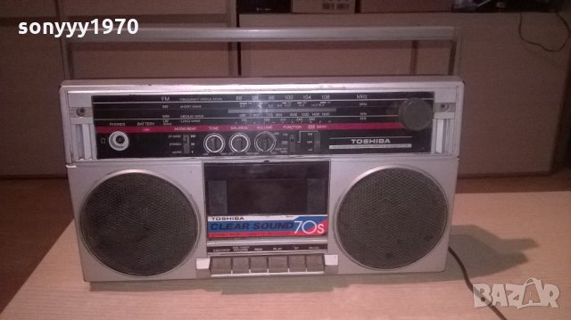 toshiba rt-70s-ретро колекция, снимка 6 - Радиокасетофони, транзистори - 21825778