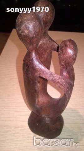Дървена фигура-ръчно изработена-внос швеицария, снимка 5 - Антикварни и старинни предмети - 16096622