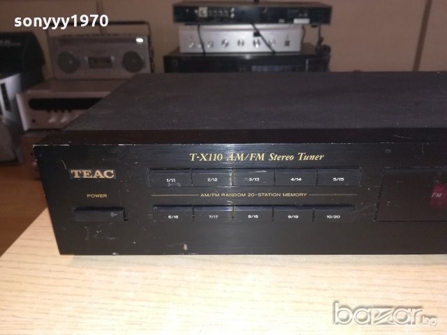 teac t-x110 tuner-внос англия, снимка 9 - Ресийвъри, усилватели, смесителни пултове - 20763943