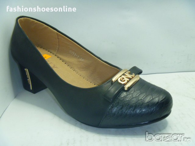 Дам.обувка LULUX 8551 1 черно,широк ток катарама (Г), снимка 2 - Дамски ежедневни обувки - 13958765