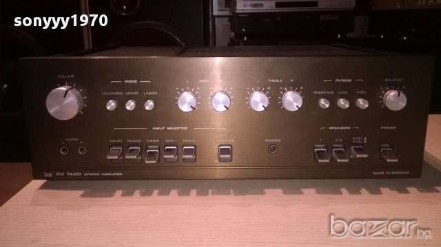 Dual-stereo amplifier-germany-як ретрак-внос швеицария, снимка 2 - Ресийвъри, усилватели, смесителни пултове - 15736234
