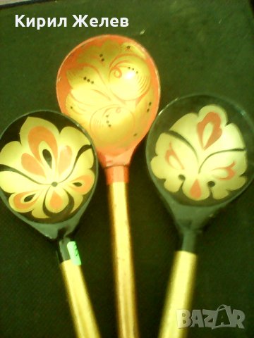 Дървени лъжици 49 , снимка 3 - Антикварни и старинни предмети - 24042492