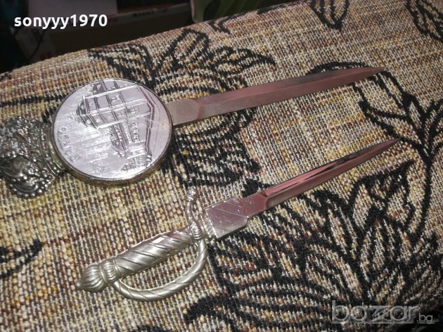 ретро колекция 2 ножа-внос швеицария-21 и 17см, снимка 10 - Антикварни и старинни предмети - 21104958