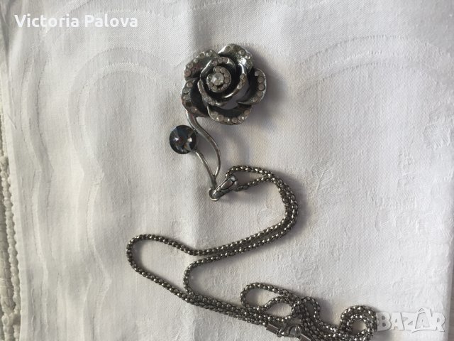 Колие роза, снимка 7 - Колиета, медальони, синджири - 23844993