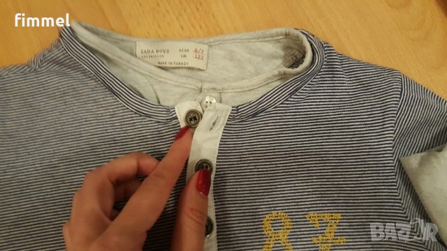 Zara + LC&Co две страхотни блузи, 6-7 год, снимка 6 - Детски Блузи и туники - 22313042