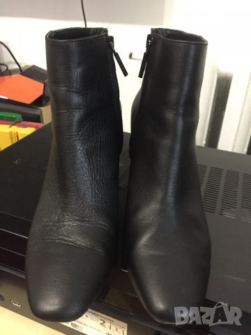 маркови кожени ботуши ZARA, снимка 3 - Дамски ботуши - 23964869
