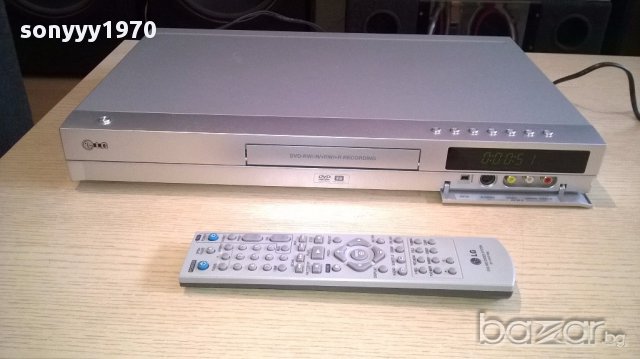 Lg dr175 dvd recorder+remote-внос швеицария, снимка 3 - Ресийвъри, усилватели, смесителни пултове - 13568280