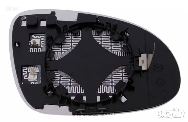 Стъкло за огледало с подгряване за VW GOLF V 2003-2009 Шоф. или Пасаж. страна, снимка 2 - Части - 23241856