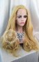 Lace Front LUXYRY WIG ELESSA Дълга Натурално Руса Перука Код 1007, снимка 6