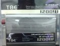 Инвертор,преобразувател TBE от 12V към 220V 1200W, снимка 1