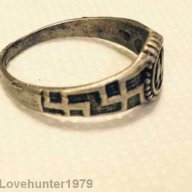 Сребърен SS-овски пръстен, снимка 5 - Антикварни и старинни предмети - 10429023