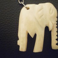 Ключодържател от кост-слон, изящна изработка, снимка 3 - Други - 8048347