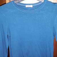 Памучна еластична блуза с дълъг ръкав №42-44, снимка 3 - Блузи с дълъг ръкав и пуловери - 20390257