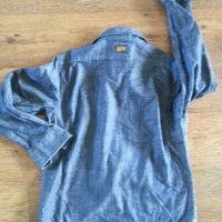 G-star Cedar Border shirt - страхотна мъжка дънкена риза, снимка 13 - Ризи - 19534044