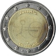 2 Евро монети (възпоменателни) емитирани 2009г (10г. на Икономически и Паричен съюз), снимка 11 - Нумизматика и бонистика - 15990617