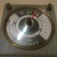 Москва-стар термометър/календар-15/15см, снимка 1 - Антикварни и старинни предмети - 14026733