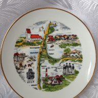 "Кралицата на северно море" немска декоративна чиния за стена 20 см. нова, снимка 1 - Декорация за дома - 13463821