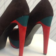 Елегантни дамски обувки на платформа, снимка 6 - Дамски обувки на ток - 13962186
