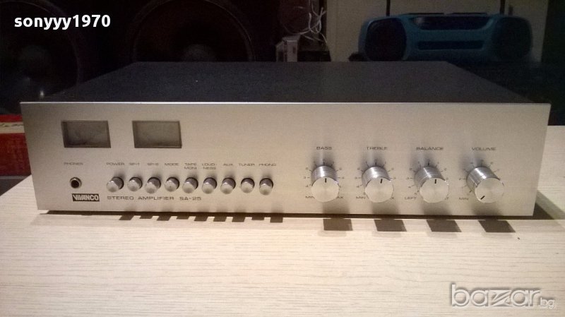 Vivanco sa-25 amplifier-made in japan-внос швеицария, снимка 1