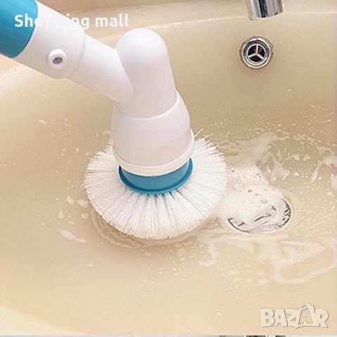Електрическа четка за почистване на баня Spin Scrubber, снимка 8 - Парочистачки и Водоструйки - 24197168