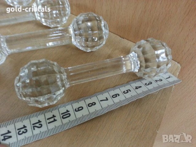  кристални поставки за прибори, снимка 7 - Антикварни и старинни предмети - 22535830